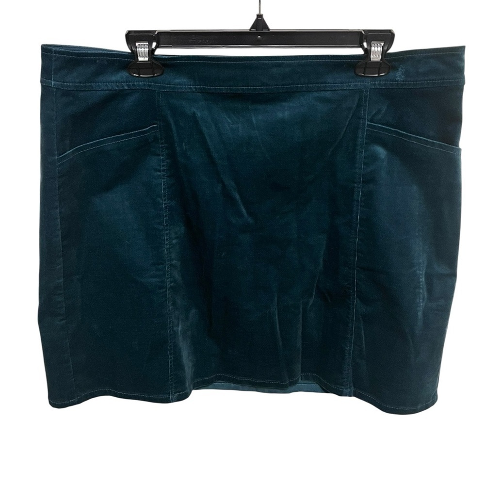 LOFT Deep Teal Green Mini Skirt